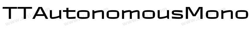 TTAutonomousMono Med字体转换